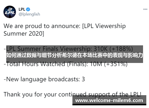如何通过数据与细节分析希尔德在本场比赛中的表现与影响力